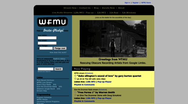 freeform.wfmu.org