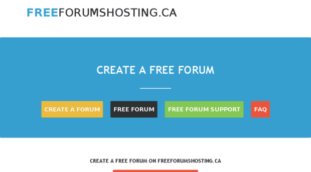 freeforumshosting.ca