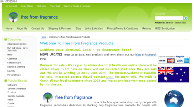freefromfragrance.com.au