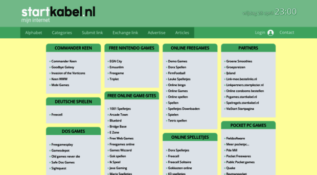 freegames.startkabel.nl