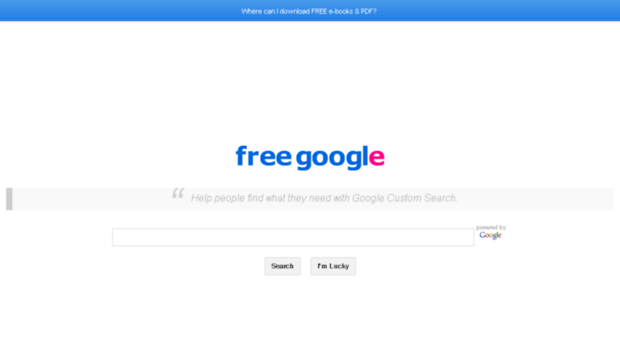 freegoogle.com