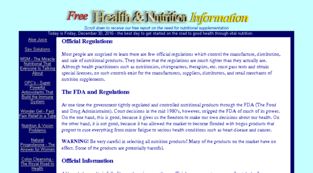 freehealthandnutrition.com