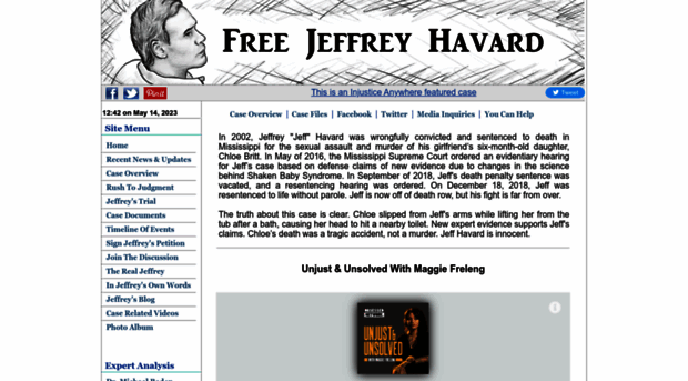 freejeffreyhavard.com