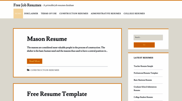 freejobresumes.net