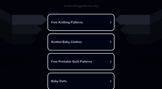 freeknittingpatterns.org