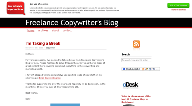 freelancecopywritersblog.com