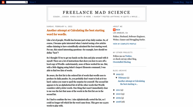freelancemadscience.blogspot.com