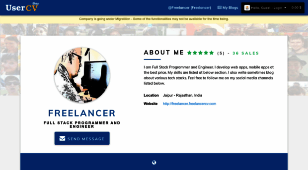 freelancer.freelancercv.com