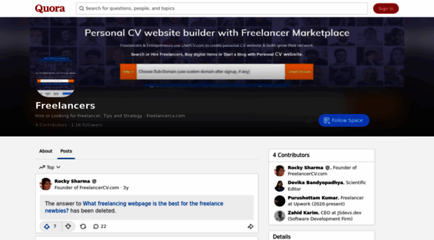 freelancer.quora.com