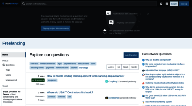 freelancing.stackexchange.com
