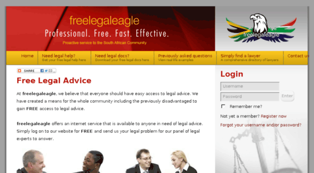 freelegaleagle.co.za