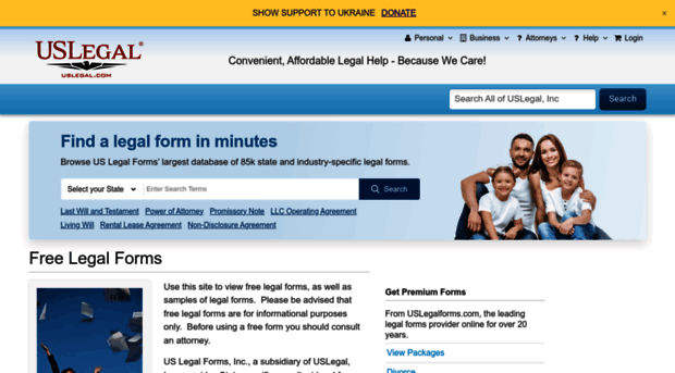 freelegalforms.uslegal.com