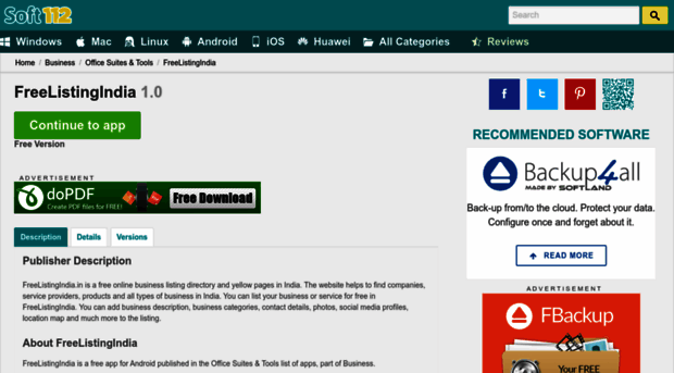 freelistingindia.soft112.com