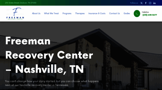 freemanrecoverycenter.com