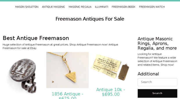 freemasonantiquesforsale.com