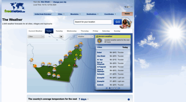 freemeteo.ae