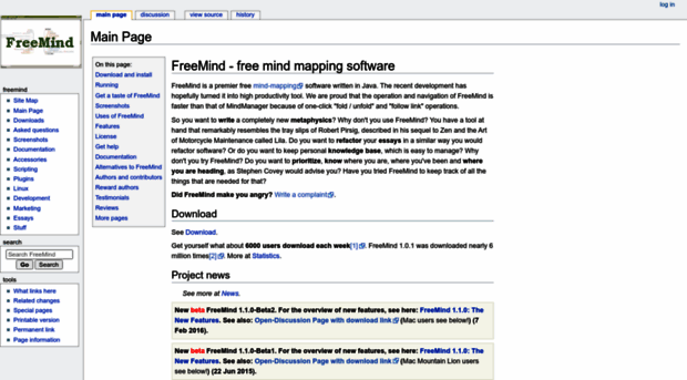 freemind.sourceforge.net