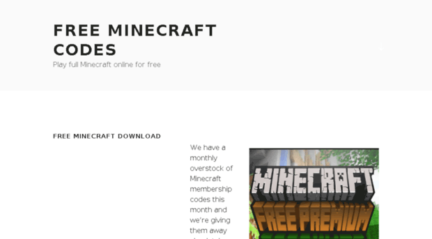 freeminecraftcodes.net