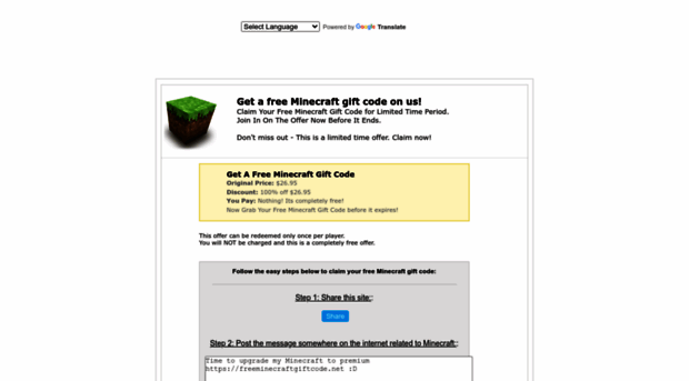 freeminecraftgiftcode.net