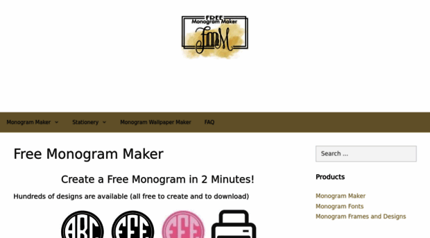 freemonogrammaker.com