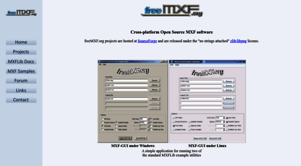 freemxf.org