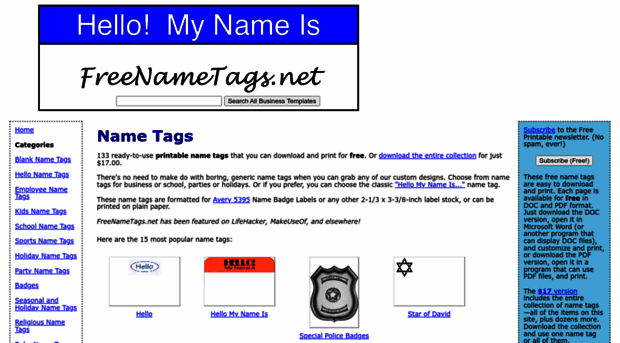 freenametags.net
