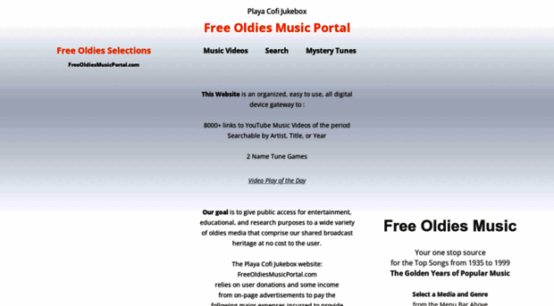 freeoldiesmusicportal.com