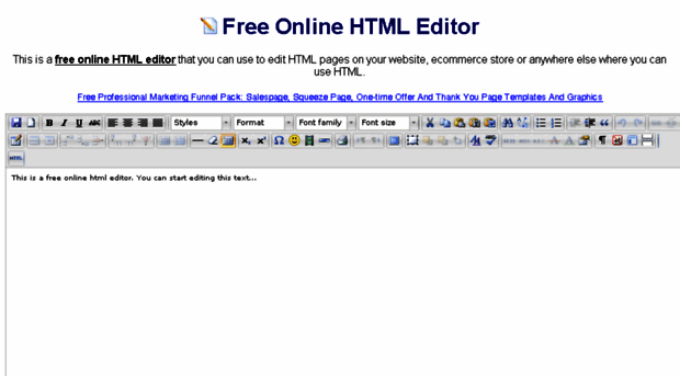 freeonlinehtmleditor.com