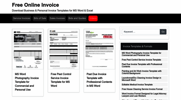 freeonlineinvoice.com