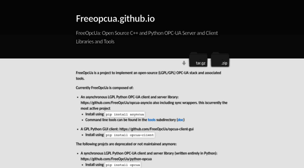 freeopcua.github.io