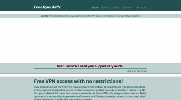 freeopenvpn.org