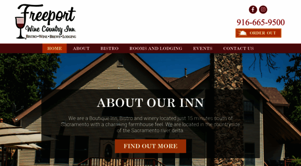 freeportwinecountryinn.com