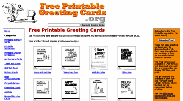 freeprintablegreetingcards.org