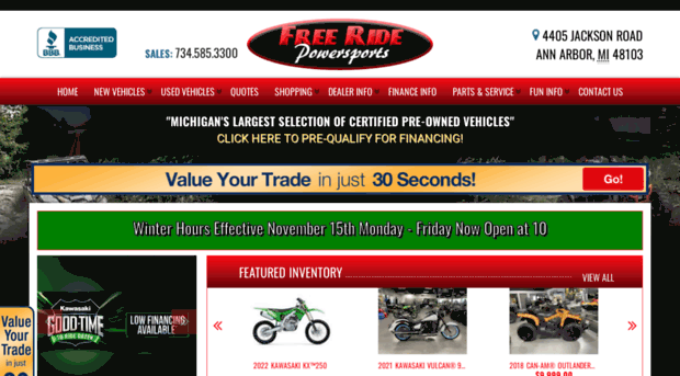 freeridepowersports.com