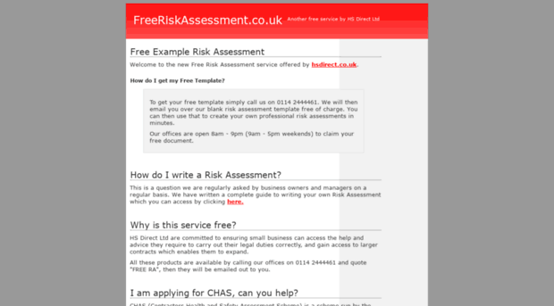 freeriskassessment.co.uk