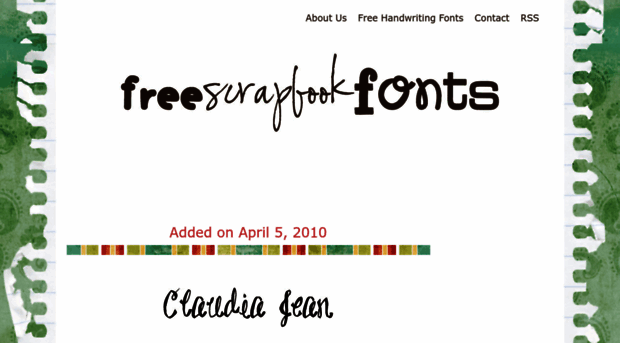 freescrapbookfonts.com