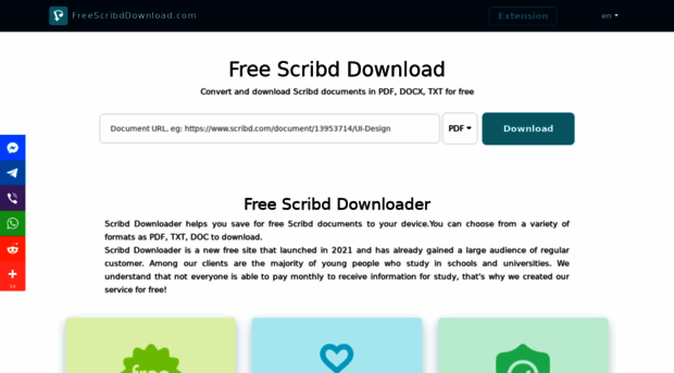 freescribddownload.com