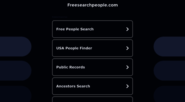 freesearchpeople.com