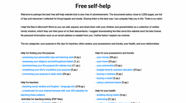 freeselfhelp.org