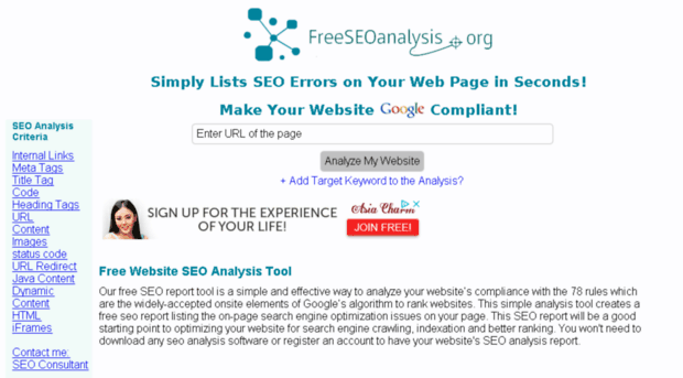 freeseoanalysis.org