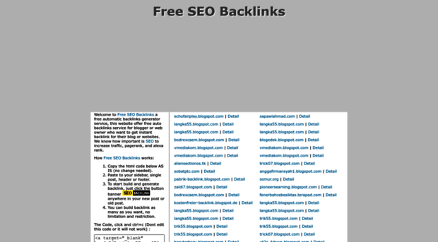 freeseobacklinks.info