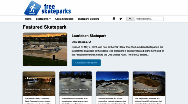 freeskateparks.com