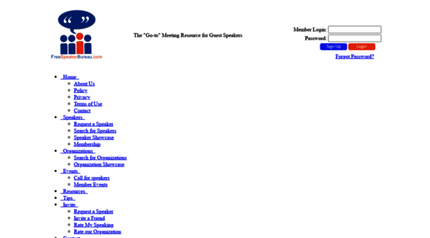 freespeakerbureau.com