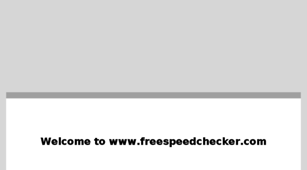 freespeedchecker.com