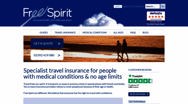 freespirittravelinsurance.com