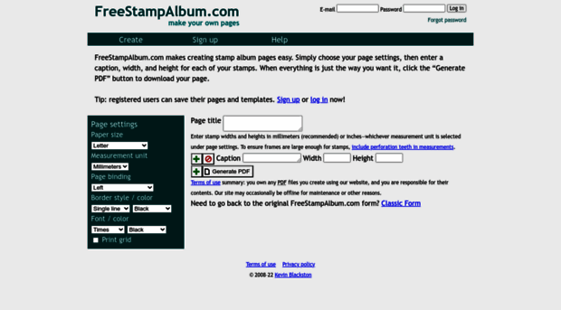 freestampalbum.com