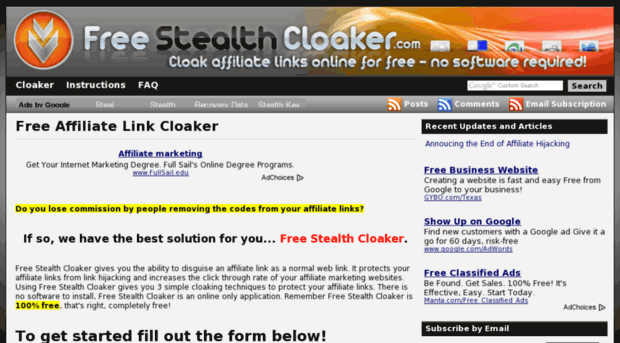 freestealthcloaker.com