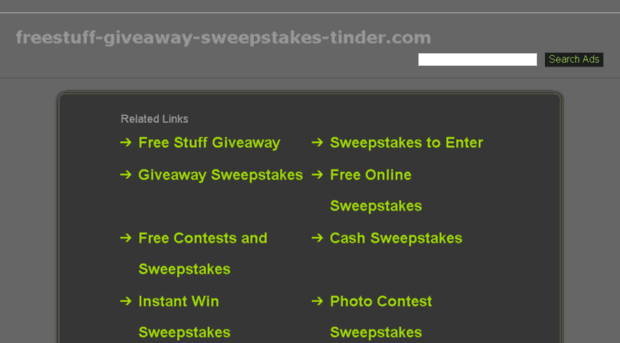 freestuff-giveaway-sweepstakes-tinder.com