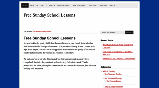 freesundayschoollessons.org