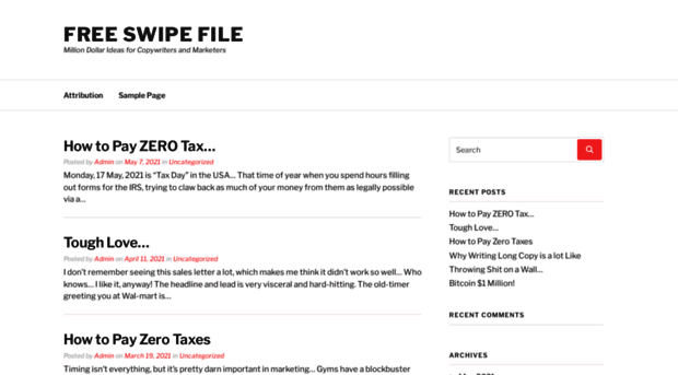 freeswipefile.com